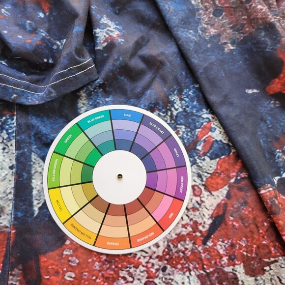 Fourth of July Womens Top XXL Plus Cold Shoulder Patriotic Blue Red A8E - Picture 7 of 8